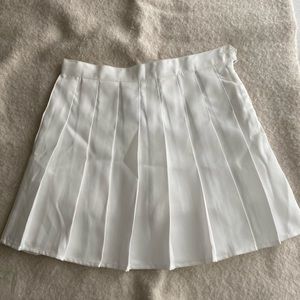 Pleated tennis skirt